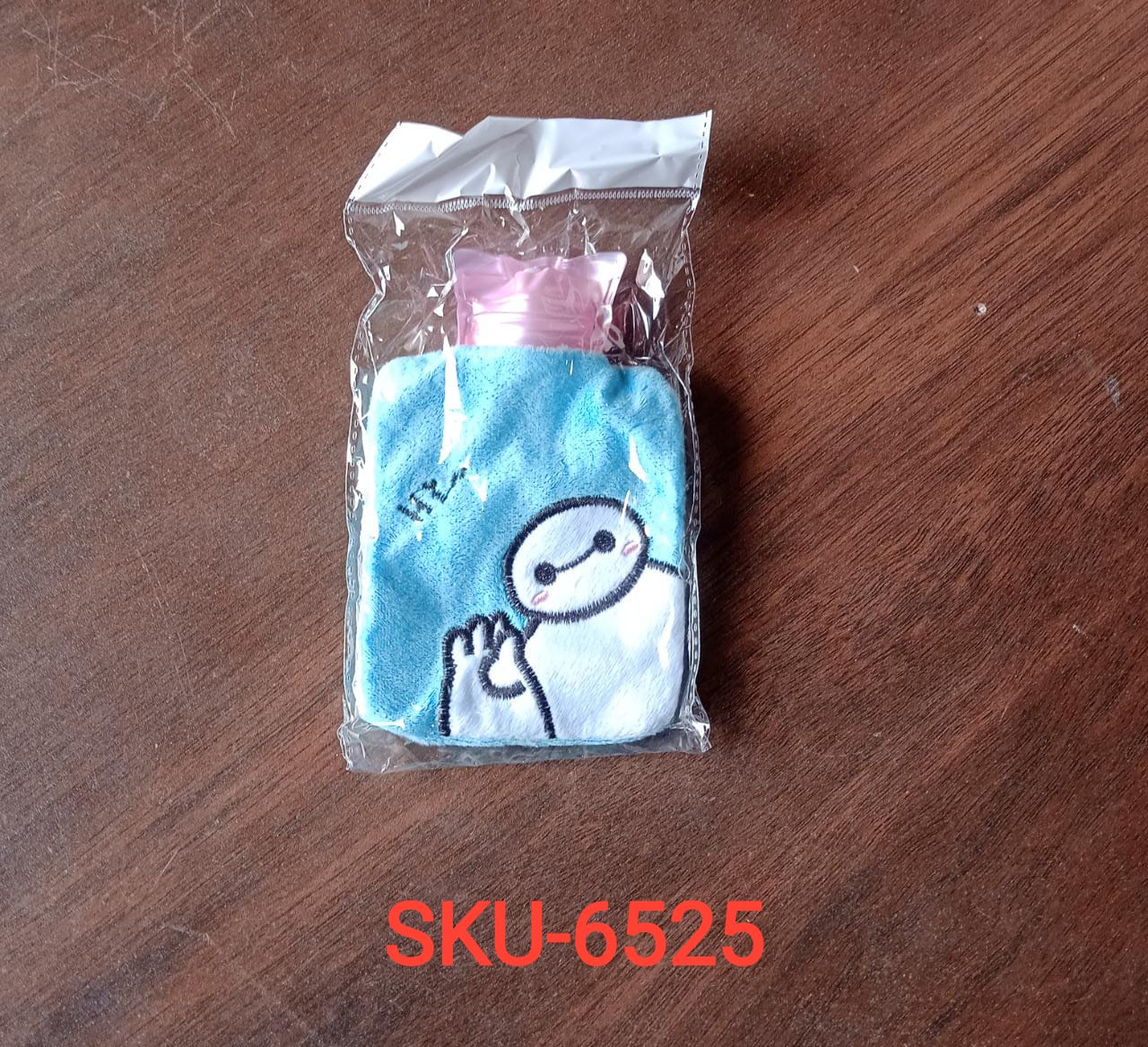 Blue Baymax Small Hot Water Bag with Cover for Pain Relief Blue Baymax Small Hot Water Bag with Cover for Pain Relief